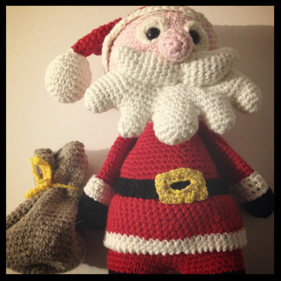 Schema Babbo Natale Uncinetto Amigurumi.Babbo Natale Amigurumi Crea Tiva